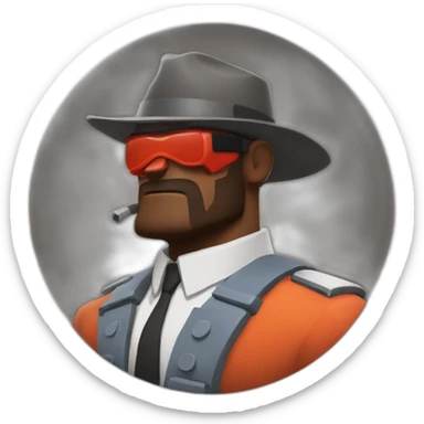 team fortress 2 logo sticker