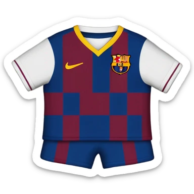 Barcelona kit mixed with Madrid  sticker