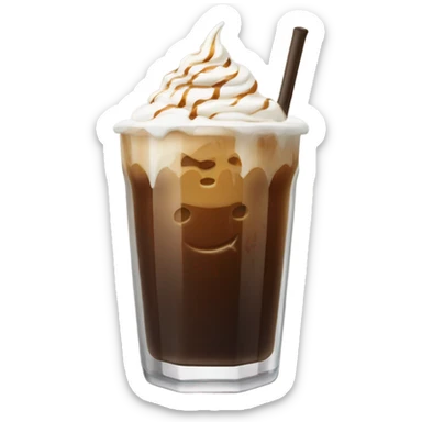 iced coffee sticker