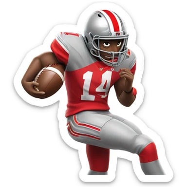 Ohio state Buckeye football  sticker