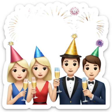 Bonfire Night with music sticker