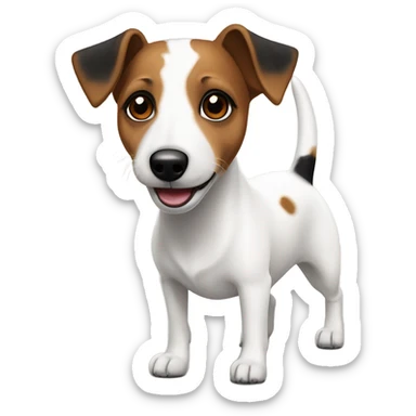 jack russel dog  sticker