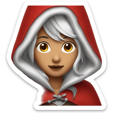 Red riding hood sticker