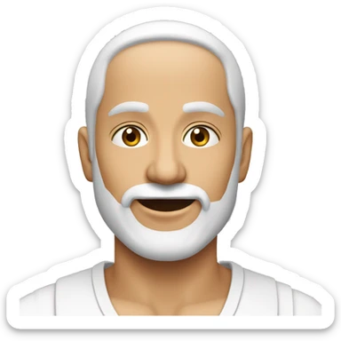 Beyaz tenli ela gözlü kumral kadın sticker