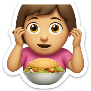 Fat-Dora-Eating-Too-Much sticker
