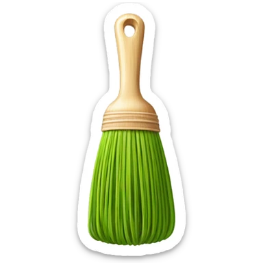 Matcha wooden whisk sticker