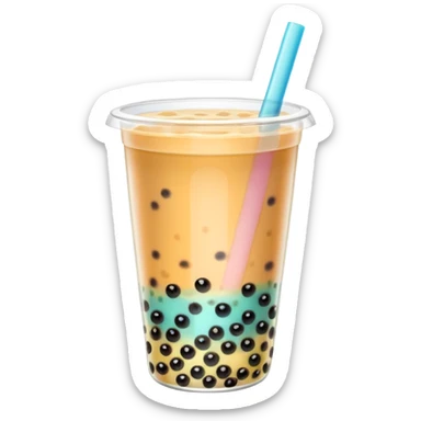 bubble tea sticker