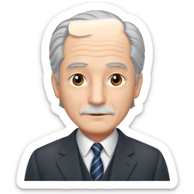 Oldstyle british vibe suit man sticker