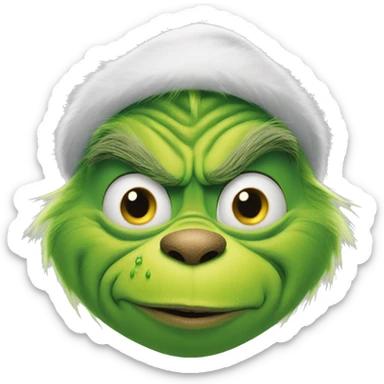 the grinch sticker