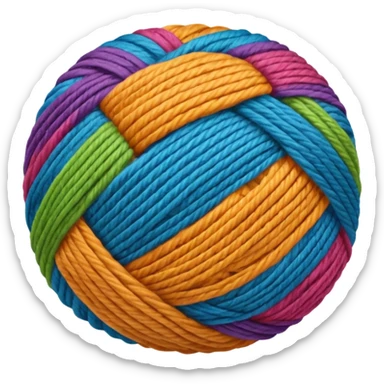 knitting sticker