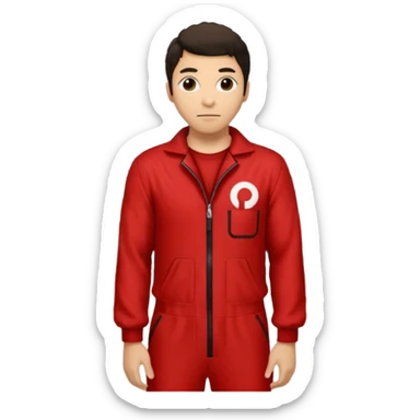 Tokyo in the la casa de papel TV show sticker