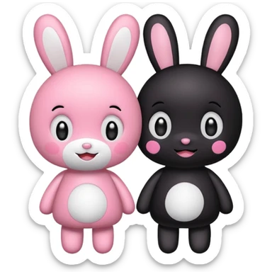 My Melody And Kuromi  sticker