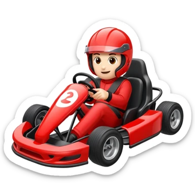 Go kart sticker