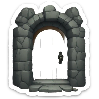 dungeon entrance sticker