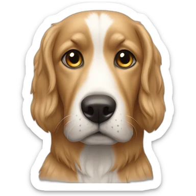 chat fusioné avec chien sticker