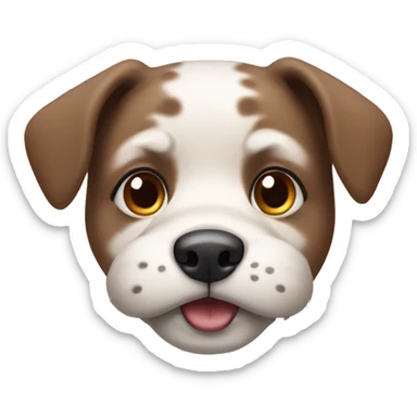 Dog with the cutest face sticker