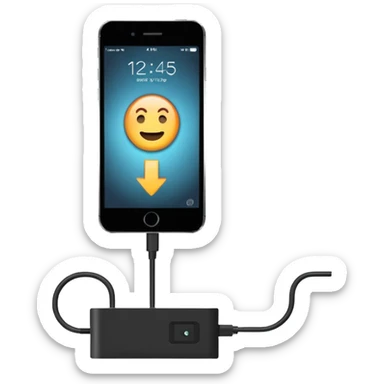 Phone charging  sticker