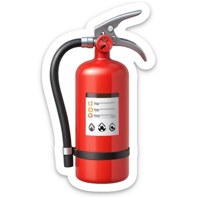 Fire extinguisher  sticker