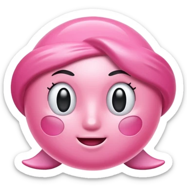 inflador rosa sticker