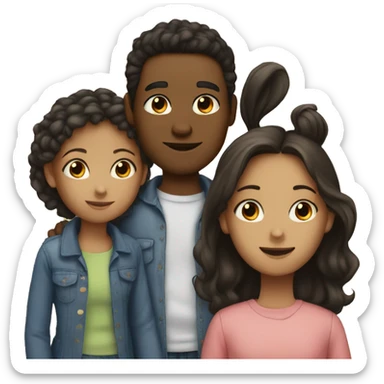 Sisters and brother sticker