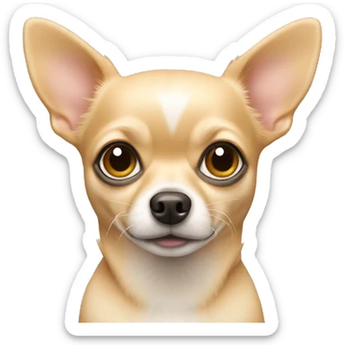 Beige chihuahua sticker