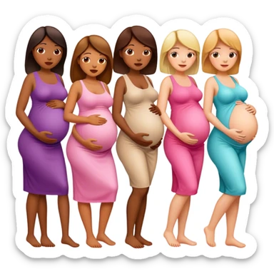 Pregnant women sticker