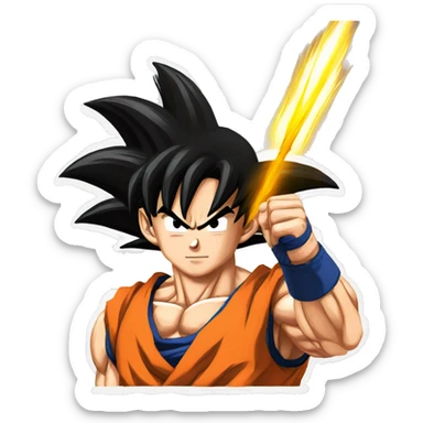 Goku dans dbz sticker