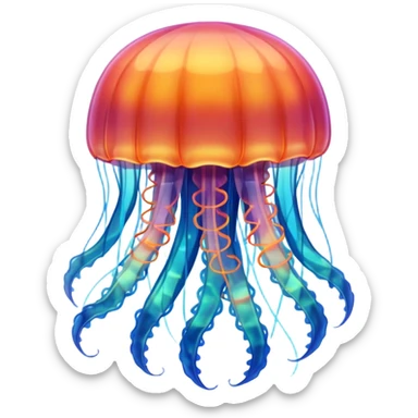 Jellyfish sticker