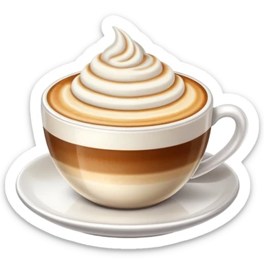 Cappuccino sticker