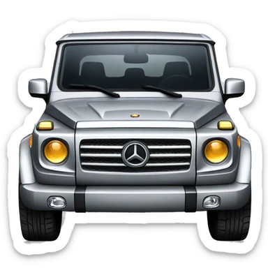 Silver g wagon  sticker