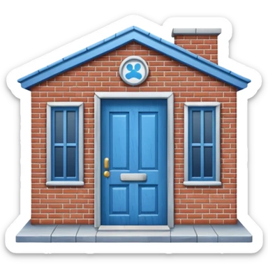 petshop building with a sign "petshop" sticker