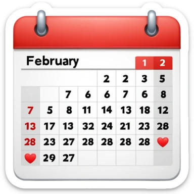 fecha del dia 11 de febrero de 2026 sticker