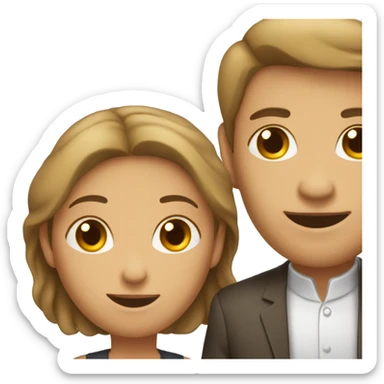 woman rizzing a man sticker