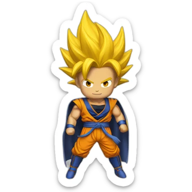 Super saiyan sticker