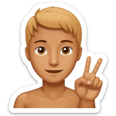 Un humain qui dit OK sticker