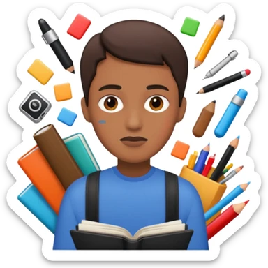 writer items sticker