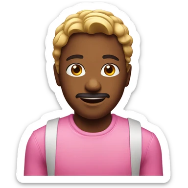 pink Netflix logo  sticker