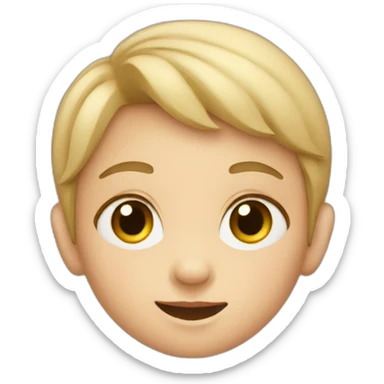 a child wearing hearing aids sticker