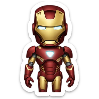 iron man saying goodbye sticker