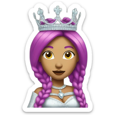 Queen nicki sticker