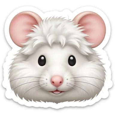 rat face like current mouse emoji sticker