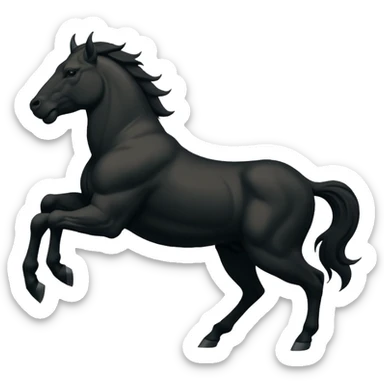 centaur bull siluet sticker