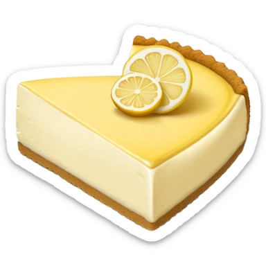 lemon cheesecake sticker
