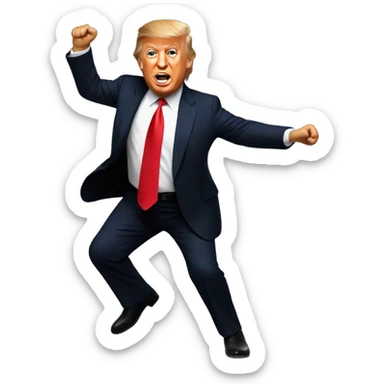 donald trump dancing sticker