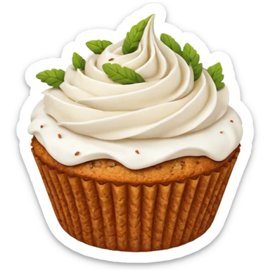 carrot cake muffins  sticker