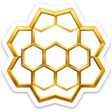 Hexagon  sticker