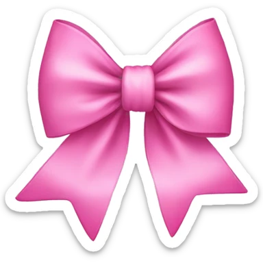 Pink bow  sticker