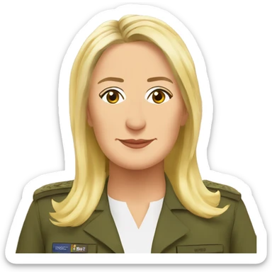 Marine le pen tunisienne sticker