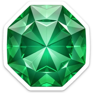 Emerald sticker