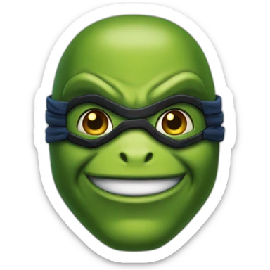 Leonardo teenage mutant ninja turtles sticker